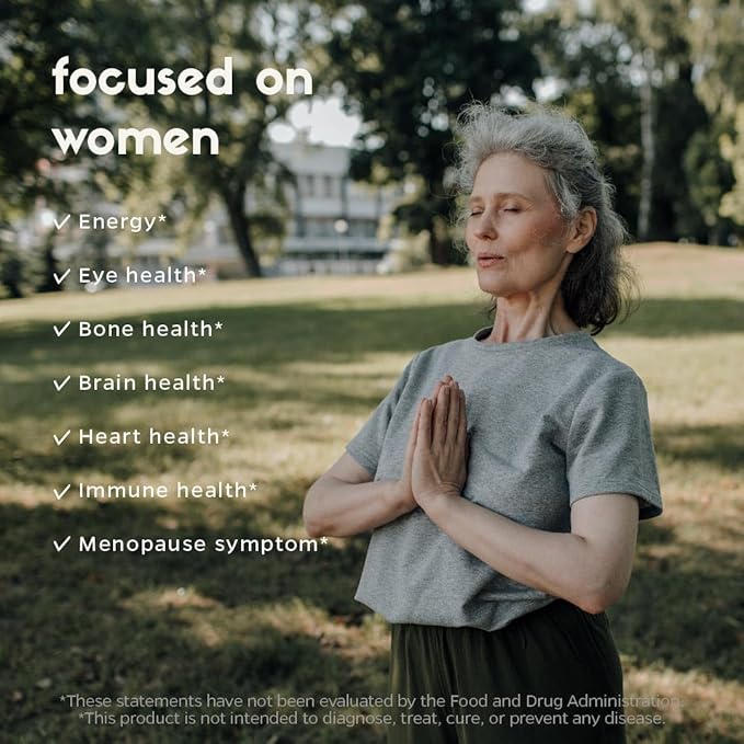 Multivitamin for Women 50 Plus, PMS Coq10, Ginkgo, B6, B12, B12, D3, D3, K2 K2 (60Ct) (60Ct)