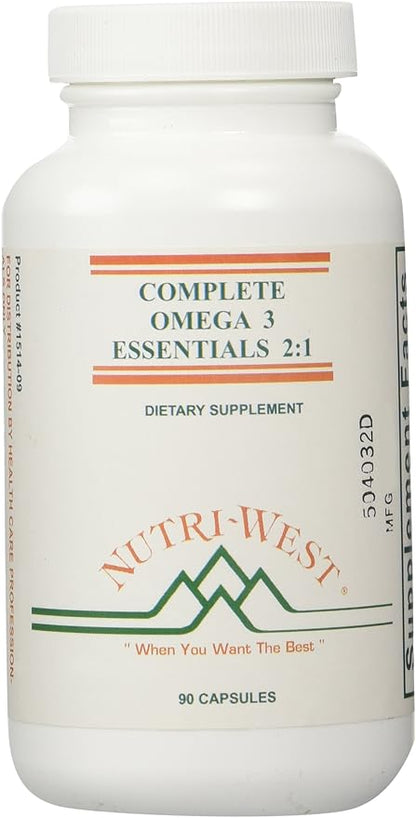 Nutri-West - Complete Omega-3 Essentials 2:1-90