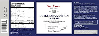 Dr. Brian Eye Vitamins Lutein & 16mg Zeaxanthin 4mg Astaxanthin 5mg Vitamin 2333iu Vitamin 9iu for
