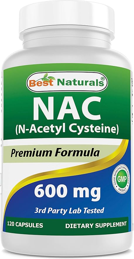 Best Naturals NAC 600 mg 120 Capsules