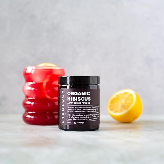 Erbology Organic Hibiscus Powder 3.2 oz 45 Servings