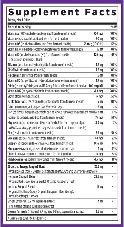 New Chapter Women's Multivitamin for Immune, 20+ Nutrients 72 Count