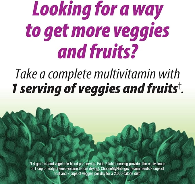 Nature's Way Alive! Garden Goodness Multivitamin 1 Serving 60 Tablets
