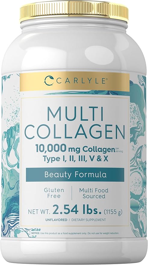 Carlyle Multi Collagen Peptides Powder 40 oz 10000 mg