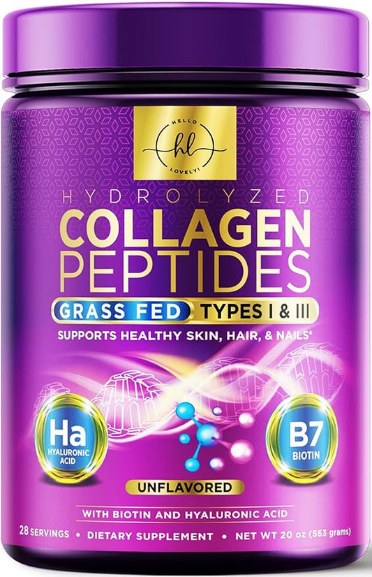 Hello Lovely! Collagen Peptides Powder 28 Servings