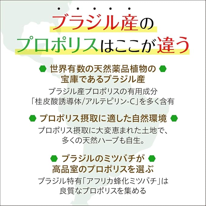 AFC Japan Brazilian Green Propolis Extract with Honey Spray, 25% Propolis Extract (35% Dry Extract), Rich in Flavonoids (>3mg/mL), for Sore Throats & Immune Support