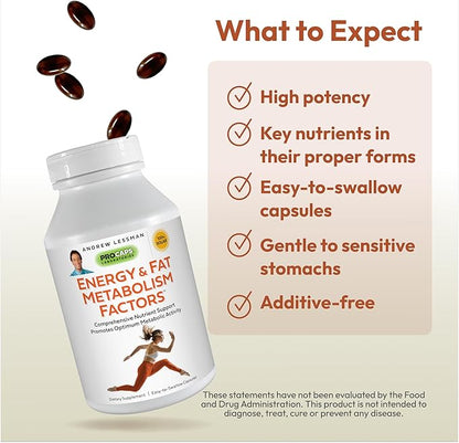 ANDREW LESSMAN Energy & Fat Metabolism 60 Capsules