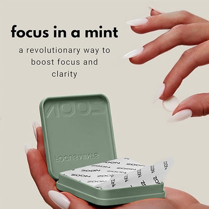 NOOZ Focus Mints Refill Bag - Caffeine-Free Brain Booster for Mental Clarity - Fresh Mint Flavor | Sugar-Free, Travel-Friendly Supplement with Vitamins C, B6, B12 - Non-GMO, Clean Label, 150 Mints