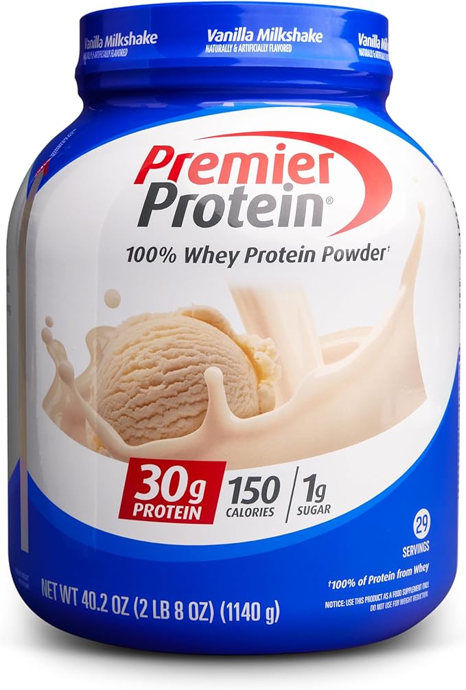 Premier Protein Protein Powder, 30g Protein, 1g Sugar, 29 Servings, 40.2oz