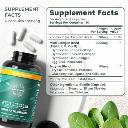 Primal Harvest 2 Pack, Multi Collagen 120 Capsules