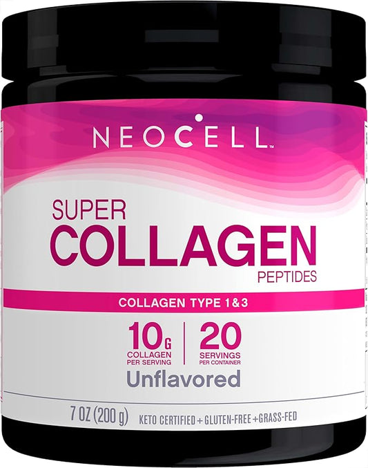 NeoCell Super Collagen Peptides, 10g Collagen 7 oz., 1 Canister