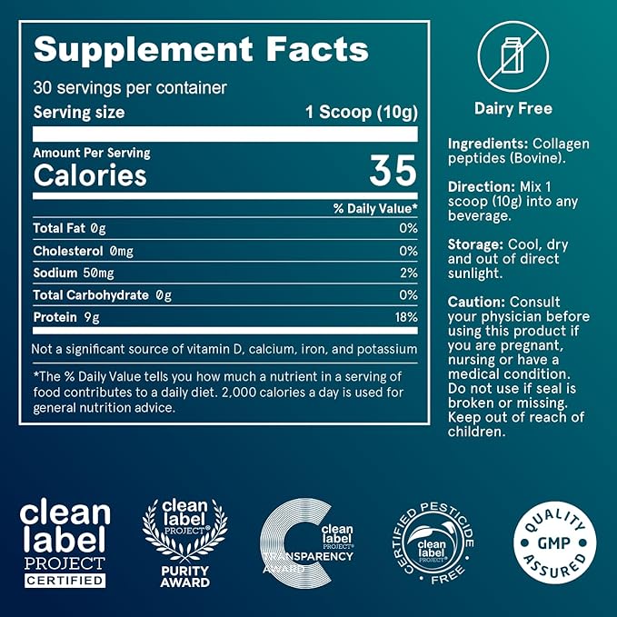 Puori - CP1 Pure Collagen Peptides 30 Servings