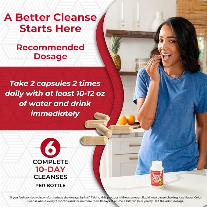 Health Plus Super Colon Cleanse 10 120 Capsules