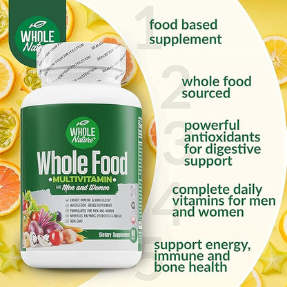 Whole Food Multivitamin for Men and (3)
