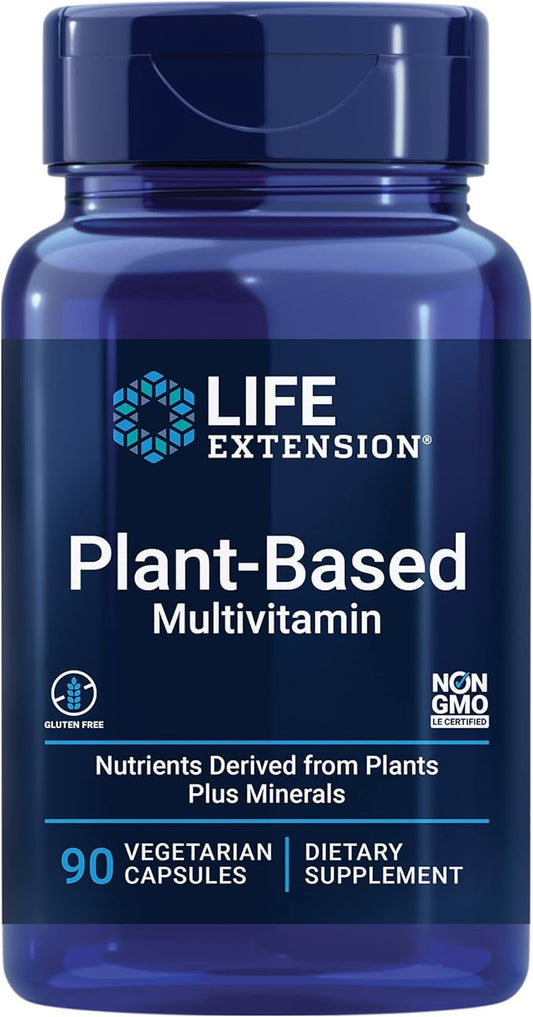 Life Extension Plant-Based Multivitamin – Plant 90 Capsules