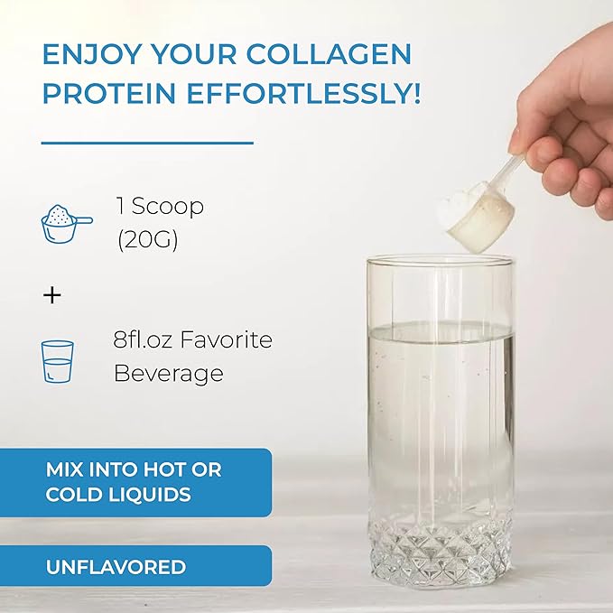 Sandhu's Collagen Peptides Powder|1 lb, 22