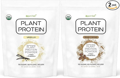 Plant Based Protein Powder with Probiotics