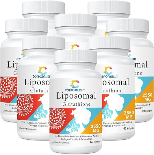 2550mg Liposomal Glutathione Softgel, Highest Absorption, 480 Softgels