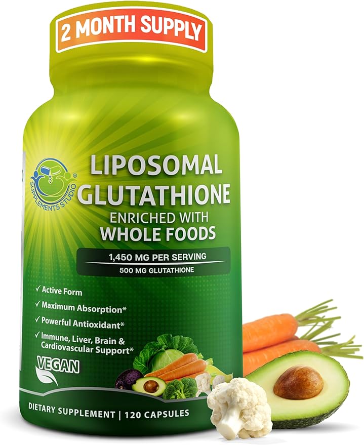 Liposomal Glutathione 500mg 120 count