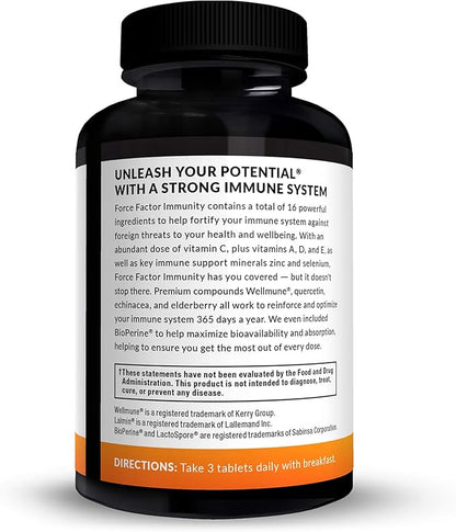 FORCE FACTOR Immunity, Immune Support Booster 1000mg of 90 Count 2)