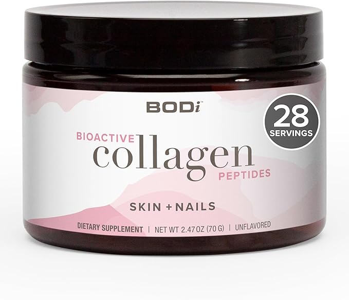 BODi Bioactive Collagen Peptides Powder, Collagen 2.47 oz, 28 Servings