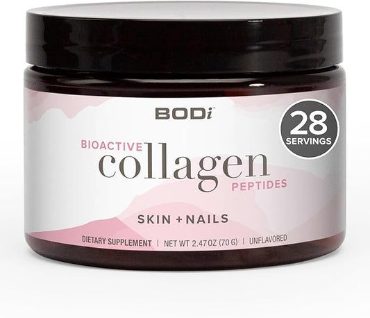 BODi Bioactive Collagen Peptides Powder, Collagen 2.47 oz, 28 Servings