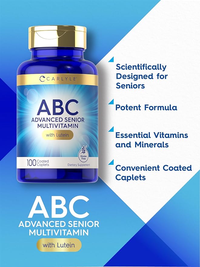 Carlyle Senior Multivitamin for Over 60 100 Caplets
