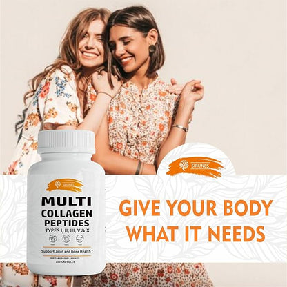 Multi Collagen Peptides Capsules 100 Capsules