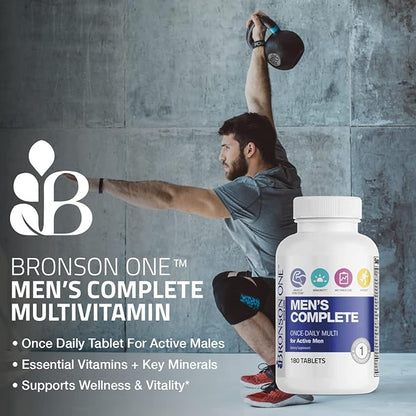 Bronson ONE Daily Men’s Complete Multivitamin 180 Tablets