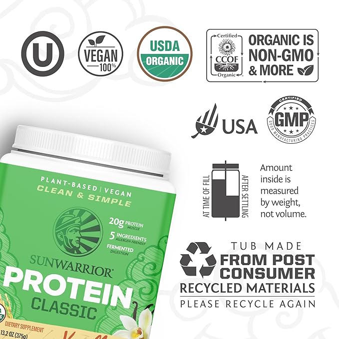 Brown Rice Protein Powder with Bcaa 375g by