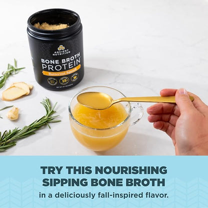 Ancient Nutrition Bone Broth Protein Powder, 15g Protein 15 Servings