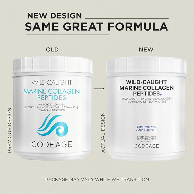Codeage Marine Collagen Powder 1 & 3 Collagen 15.87 Ounces