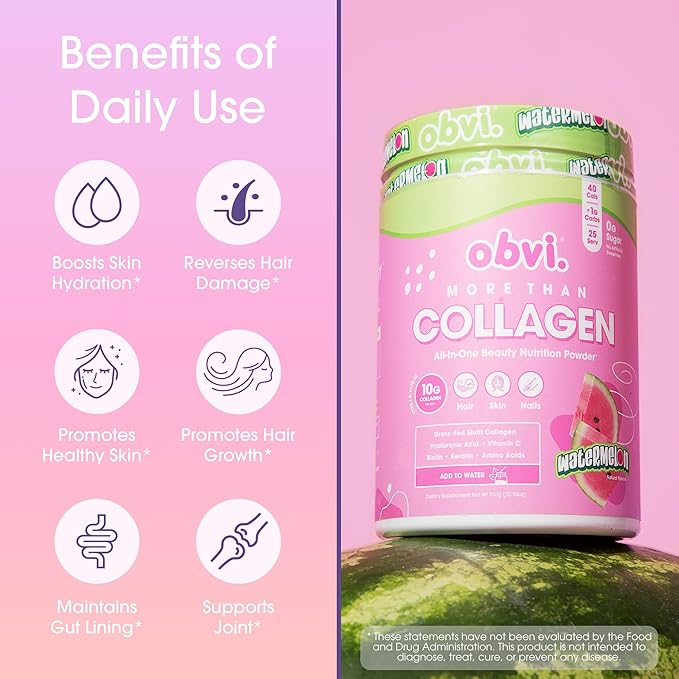 Obvi More Than Collagen Powder 25 Servings
