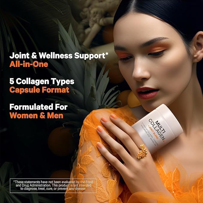Codeage Multi Collagen Protein + Joint 5 Types 90 Capsules