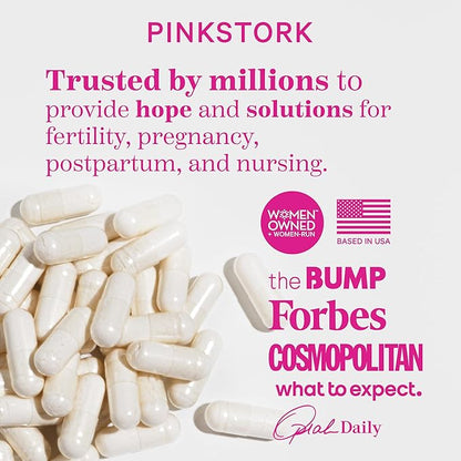 Pink Stork Prenatal Probiotics for Women B6 and 30 Capsules