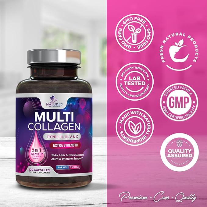 Collagen Peptides for Women & Men, 120 Capsules