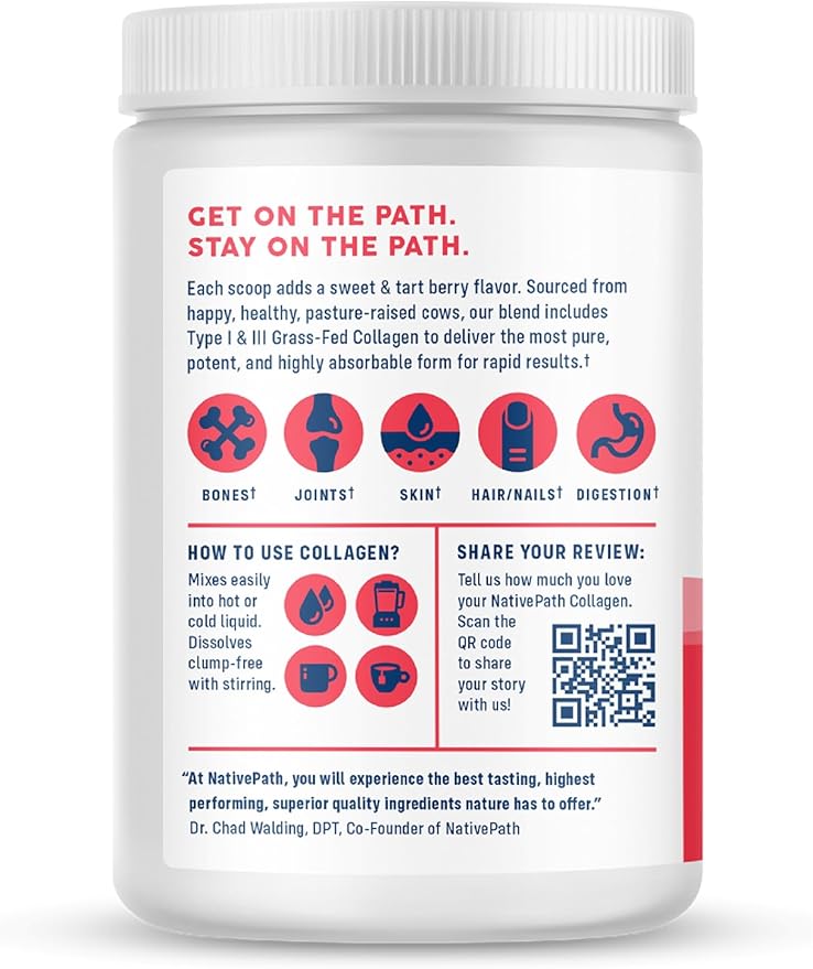 NativePath Collagen Peptides 1 & 3 Collagen. 230g)