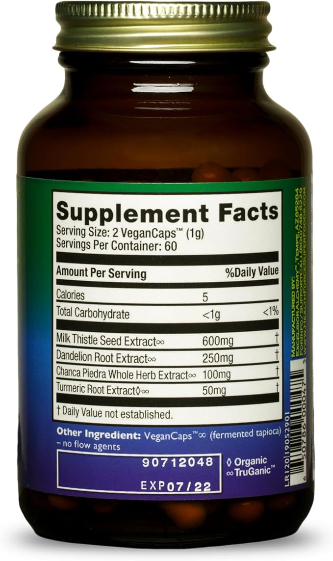 HealthForce SuperFoods Liver Rescue 120 Capsules