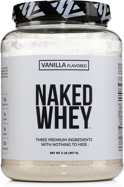 NAKED Whey Vanilla Protein Powder 3 Ingredients 24 Servings