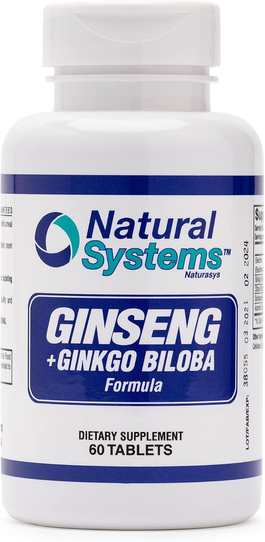 Ginseng Plus Ginkgo Biloba 60 Tabs