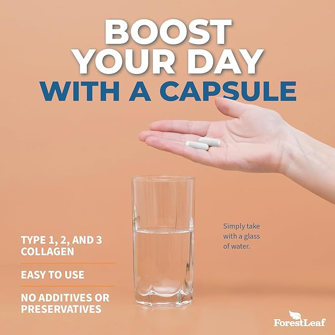 ForestLeaf Multi Collagen Pills with Hyaluronic 240