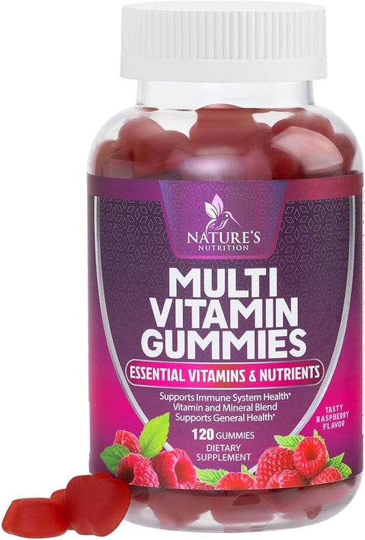 Multivitamin Gummies, Extra Strength Daily Multi B6, B12, B12, Zinc 120 Gummies