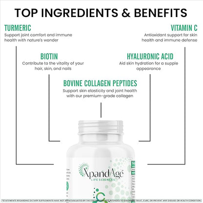 XpandAge's Bovine Collagen Peptides contain Biotin,