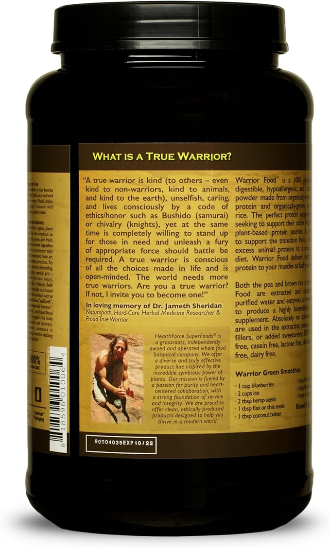 HEALTHFORCE SUPERFOODS Warrior Food Protien Powder 1000 Grams