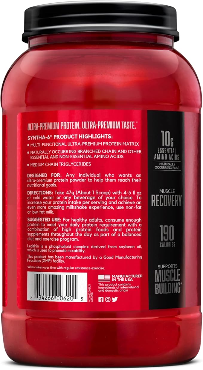 BSN SYNTHA-6 Whey Protein Powder 28 Servings