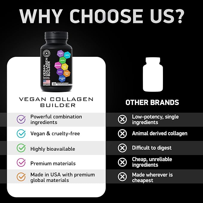 Vegan Collagen Supplements for Women 30 Plant