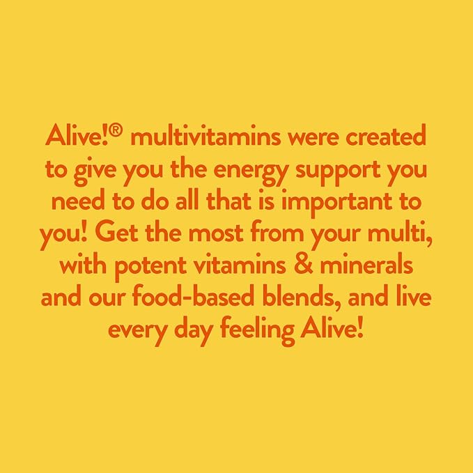 Nature's Way Alive! Max3 Potency Multivitamin, 60 Tablets