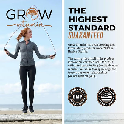 grow vitamin Multi Collagen Capsules, 1800MG 90 Capsules