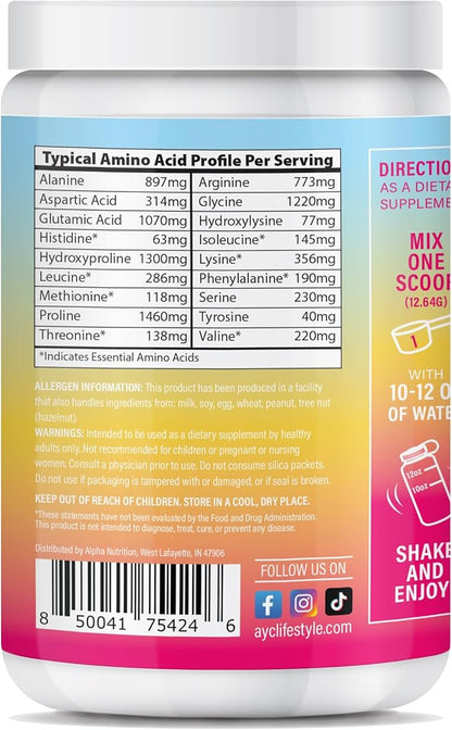 Peptide Energy Collagen Powder Hair, Nail, 8.92 oz