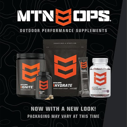 MTN OPS Renu for Gentle Digestive Cleanse, Psyllium Husk Powder for Digestive Health & Metabolism Booster, 60 Capsules, 30 Servings